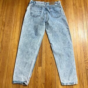 Levi’s Jeans Mens 38 X32 Vintage Orange Tab Acid Wash 550 Pants